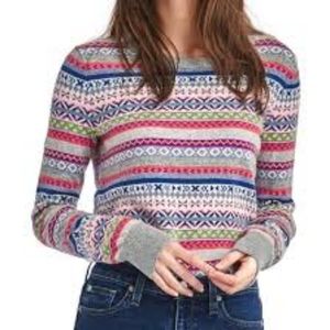 GAP Fair Isle Merino Wool Sweater